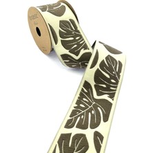 Fantastic Yaprak Desenli Dokuma Bordür (7 Cm. Genişlik - 3,5 Mt. Uzunluk)