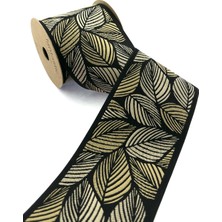 Fantastic Çiçek Desenli Çok Renkli Dokuma Geniş Perde Bordür / Aksesuar (10 Cm. Genişlik - 3,5 Mt. Uzunluk)