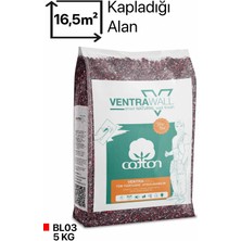 Ventrawall - Ipek Sıva | Canlı Sıva | Isı Ve Ses Yalıtımlı Sıva | Kırmızı - Siyah |BL03 - 5 Kg|16,5m²