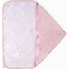 Uygun Bebe Bebek Arabası Uyumlu Piko Puset Battaniyesi 90X90 cm Pembe Melanj