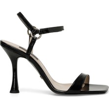 Nine West Falbına 4fx Siyah Kadın Topuklu Sandalet