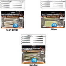 Savage Gear Mini Sandeel Kit 10CM 10 Parça (1+1/4+4) Silikon Yem