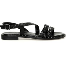 Nine West Morpa 4fx Siyah Kadın Düz Sandalet