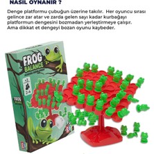 Masho Trend Kurbağa Denge Oyunu - Frog Balance Kutu Oyunu Eğitici Oyun Beceri Oyunu Oyun Seti Montessori Oyuncak