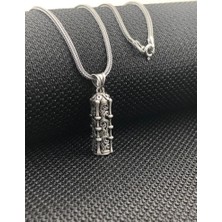 Takılingo 925 Ayar Gümüş Cevşeni Kebir Dualı Erkek Kolye