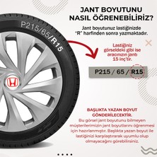 Kef Honda Jazz 15 Inç Uyumlu Jant Kapağı 4'lü Takım Gri 2715