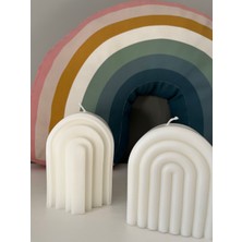 Selins Art Candle Gökkuşağı 2'li Mum Set