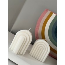 Selins Art Candle Gökkuşağı 2'li Mum Set