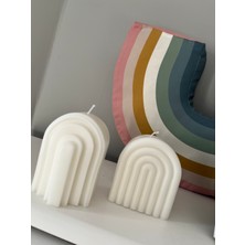 Selins Art Candle Gökkuşağı 2'li Mum Set