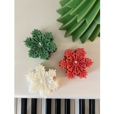 Selins Art Candle Kar Tanesi 3'lü Mum