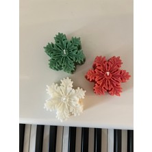 Selins Art Candle Kar Tanesi 3'lü Mum