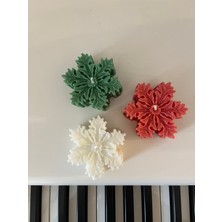 Selins Art Candle Kar Tanesi 3'lü Mum