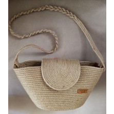 Home Decors By Özlem Elyapımı Çanta Günlük Çantası Omuz Çantası Tasarım Hasır Pamuk Tarz Moda El EMEĞI-37X18CM