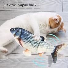 Shanyue Elektrikli Oyuncak Balık Zıplayan Kedi Oyuncak Otomatik Peluş Oyuncak Tüylü Kedi Oyuncak (Yurt Dışından)