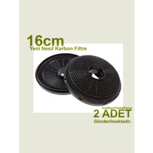 Bosch Siemens LC66KAJ60M Ankastre Davlumbaz Aspiratör Uyumlu 2 Adet Yeni Nesil Karbon Filtre