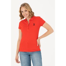 U.S. Polo Assn. Kadın Kırmızı Tişört 50262716-VR030