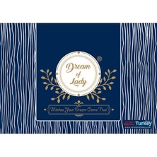 Dream Of Lady Alice 7 Parça Cappucino Renk Gelin Seti  Pamuklu Pikeli Nevresim Takımı