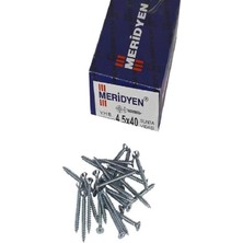 Meridyen Sunta Vidası 4,5X40 Meridyen 200 Adet Kutulu