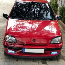 ŞüsCarOto Aksesuar Renault Clio 1 1990-1997 Uyumlu Üniversal Laguna Lip Esnek Ön Lip 2 Parça Tampon Altı Dil Karlık Ön Ek