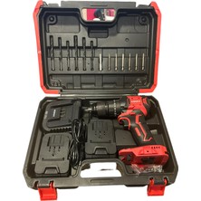 Rodex RDX3404 Akülü Darbeli Matkap+13 Adet Aksesuar