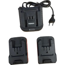 Rodex RDX3404 Akülü Darbeli Matkap+13 Adet Aksesuar