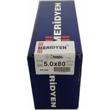 Meridyen Sunta Vidası 5,0X80 Meridyen 200 Adet Kutulu