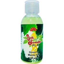 Lick Me Sweetie Ginseng Play Aromalı Yenilebilir Masaj Yağı ve Kayganlaştırıcı Jel 100 ml