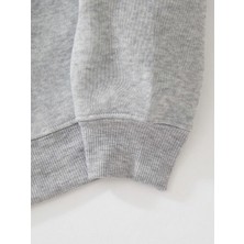 Ginevra Kadın Oversize Bisiklet Yaka Basic Düz Sweatshirt