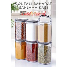 Tuka Home 6 Adet 250 ml Contalı Baharat Saklama Kabı