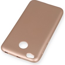 Newface Xiaomi Redmi 4x Kılıf Premium Rubber Silikon - Rose Gold 109008