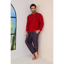 Nisanca Kışlık Erkek Polar Pijama Takımı - Sıcak Tutan Pijama