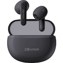 A4 Tech 2DRUMTEK B20 Hibrit Diyafram Su Geçirmez Çift Mikrofon Şarj Kutusu Kablosuz Kulakiçi TWS Bluetooth Kulaklık-Ash Grey