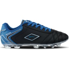 Slazenger HUGO KR Erkek Halısaha Futbol Kramponu Siyah / Mavi