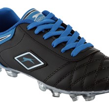 Slazenger HUGO KR Erkek Halısaha Futbol Kramponu Siyah / Mavi