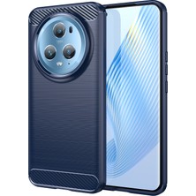 Laimtop Honor Magic5 Pro Için Yumuşak Karbon Fiber Fırçalanmış Tpu Telefon Kılıfı  (Yurt Dışından)