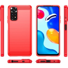 Laimtop Xiaomi Redmi Note 11 4g / Note 11S Için Yumuşak Karbon Fiber Fırçalanmış Tpu Telefon Kılıfı  (Yurt Dışından)