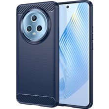 Laimtop Honor Magic5 Için Yumuşak Karbon Fiber Fırçalanmış Tpu Telefon Kılıfı  (Yurt Dışından)