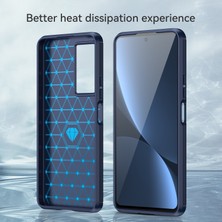 Laimtop Xiaomi Redmi K50 / K50 Pro Için Yumuşak Karbon Fiber Fırçalanmış Tpu Telefon Kılıfı  (Yurt Dışından)