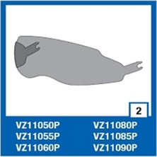 Shark Vısıon R Renkli Güneş Cam Füme VZ11080P