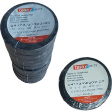 Gutsy Siyah Tesa Elektrik Izola Bant 10 Adet Bant Elektrikçi Bantı Izole 1 Paket (1.5 CM*30M)