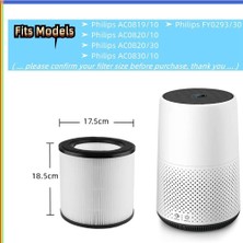 Decisive 1 Adet Filtre Philips FY0293/30/AC0820/AC0830/ACO819/AC0820/AC0830 Hava Temizleme Filtresi Profesyonel Yedek Parça (Yurt Dışından)