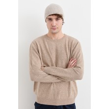 Desen Triko Erkek Yün Bere V.bej