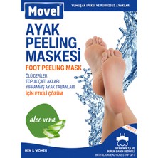 Movel Ayak Peeling Maskesi Çorap Tipi Ölü Derileri Soyan Peeling Çorabı