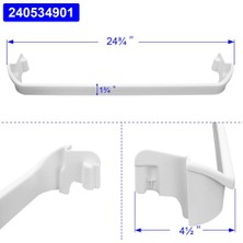 Passing 240534701 ve 240534901 Frigidaire Kenmore Için Buzdolabı Kapı Raf Raf Çubuğu AP3214631, PS734936, AP3214630'UN Yerini Alır (Yurt Dışından)