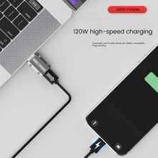 Passing 120 W Çinko Alaşım Tip C USB Otg Adaptörü 10 Gbps USB Erkek Usb-C Dişi Konnektör Telefon iPad Macbook Adaptador (Yurt Dışından)