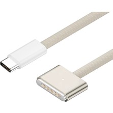 Passing Apple Macbookpro Şarj Kablosu Için Uygun 140W Hızlı Şarj Type-C - Magsafe3 Kablo Yıldız Altın (Yurt Dışından)