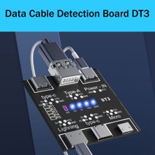 Passing Ios Android Için USB Veri Hattı Algılama Kurulu Mikro-Usb Tip-C Kısa Devre Anahtarı Algılama Kurulu Dt3 USB Kablosu Test Cihazı (Yurt Dışından)