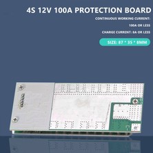 Passing 4s 12V 100A Koruma Devre Kartı Lifepo4 Bms 3.2V Dengeli Ups Invertör Enerji Depolama Paketleri Şarj Cihazı Pil (Yurt Dışından)