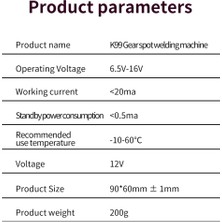 Passing K99 Nokta Kaynakçı Dıy Kiti + Kılıf 99 Dişliler Güç Ayarlanabilir Mini Nokta Kaynak Makinesi Kontrol Panosu 0.1-0.3mm 17490 18650 (Yurt Dışından)