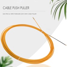 Passing 20M 3mm Kılavuz Cihazı Fiberglas Elektrik Kablosu Itme Çektirme Kanalı Yılan Rodder Misina Teli (Yurt Dışından)